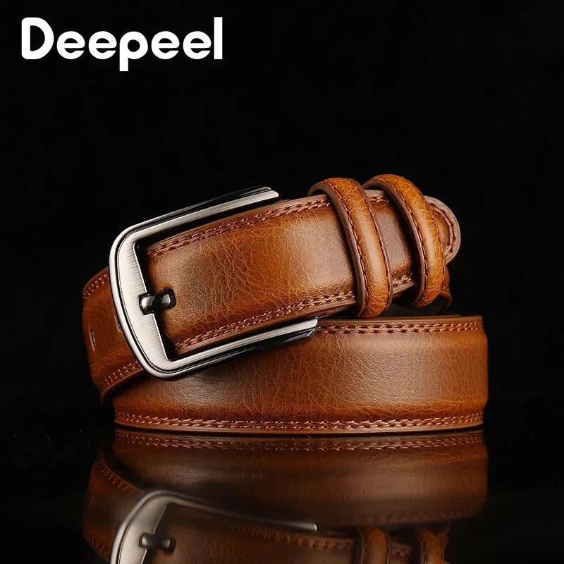 Deepeel Men's Premium Leather Belt