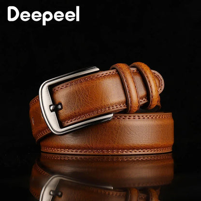 Deepeel Men's Premium Leather Belt