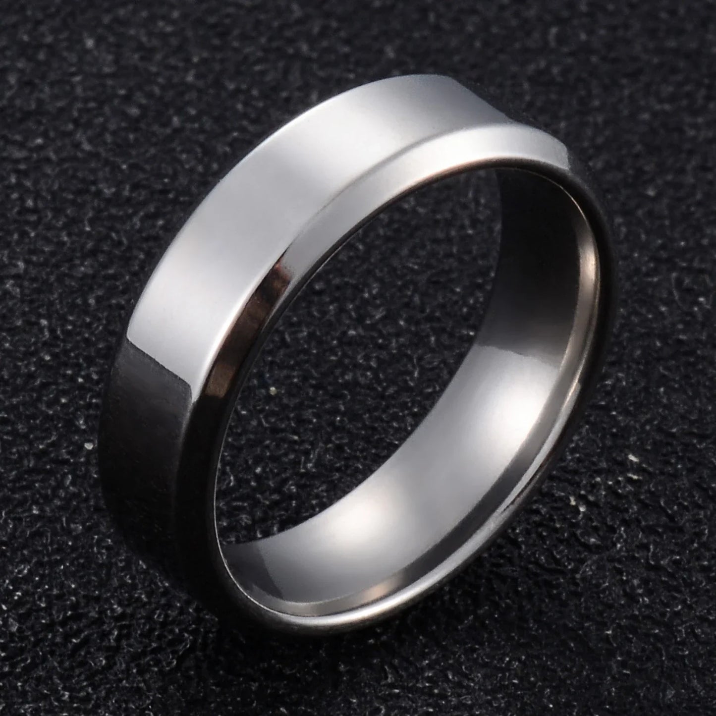 6MM Stainless Steel Couple Rings