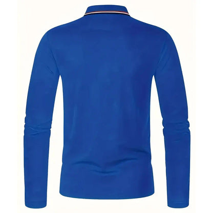 Spring Solid Polo for Men