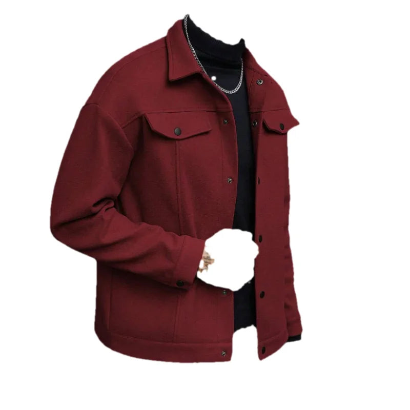 Men's Elegant Wool Blend Jacket