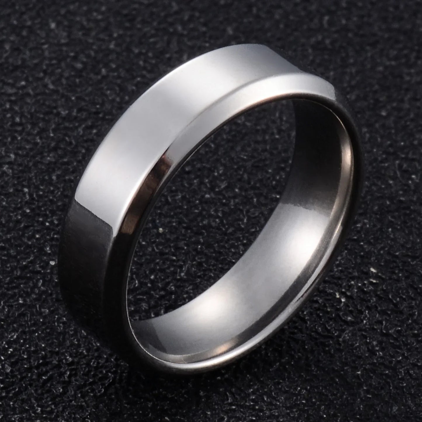 6MM Stainless Steel Couple Rings